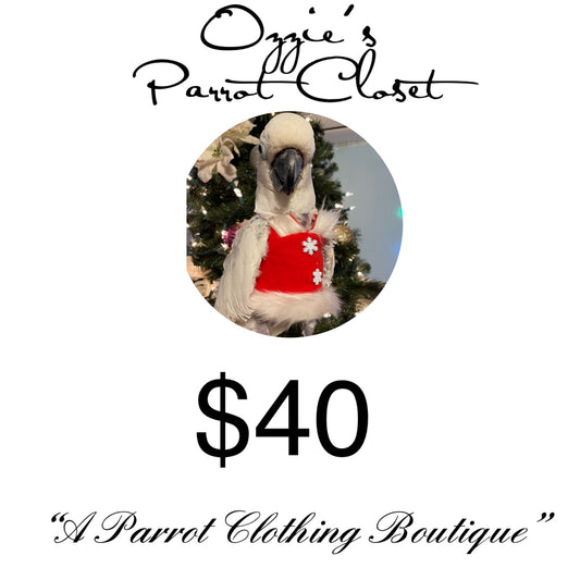 Ozzie's Parrot Closet Gift Card