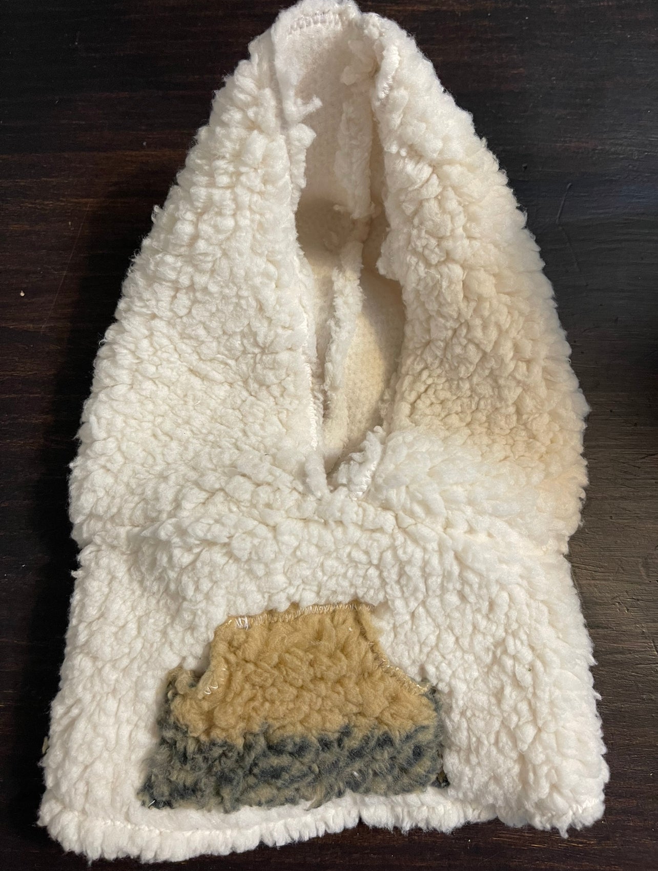 White Sherpa with Pocket