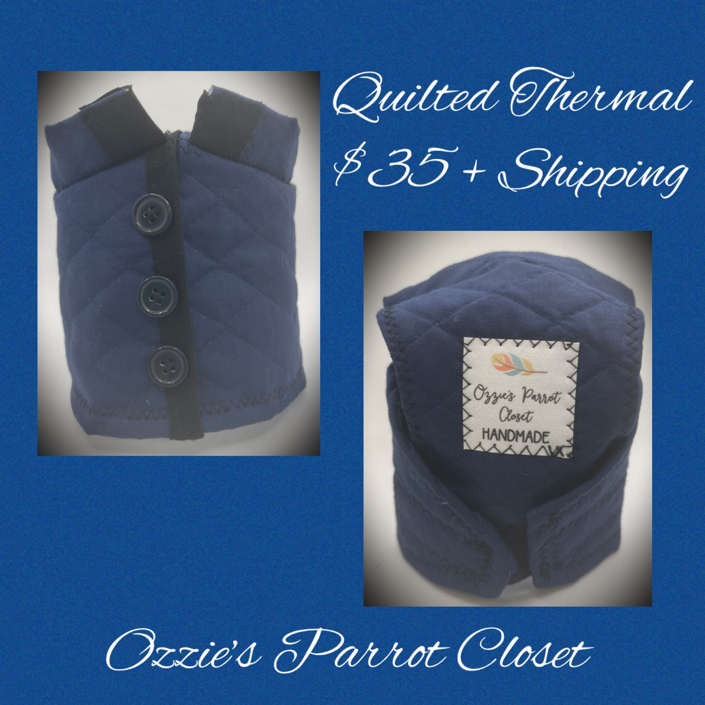 Blue Quilted Thermal