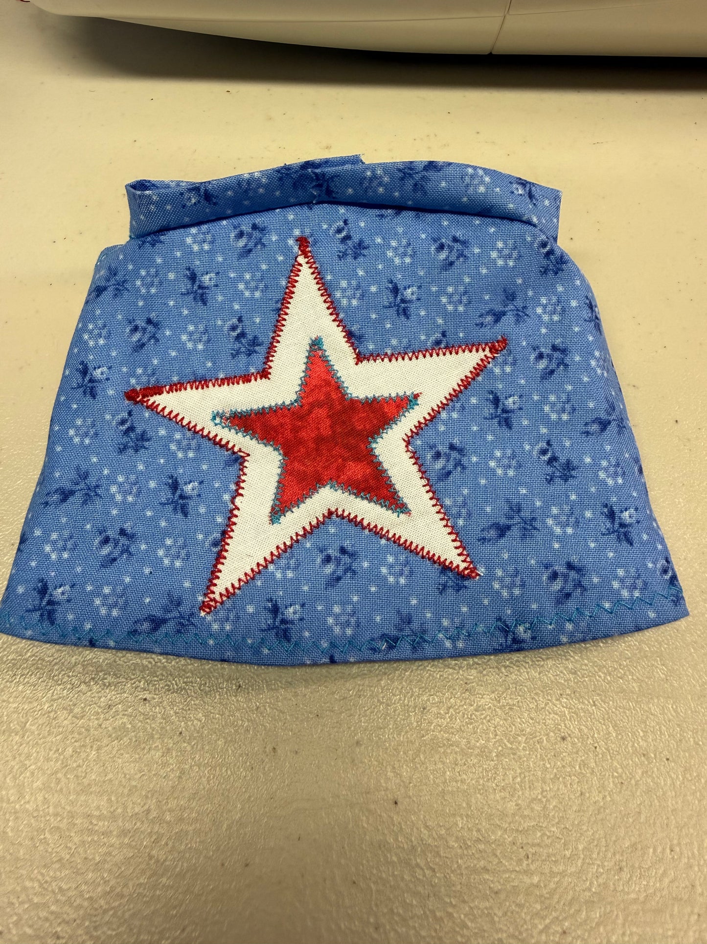 Blue 4th of July Star