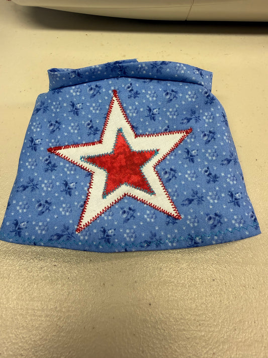 Blue 4th of July Star