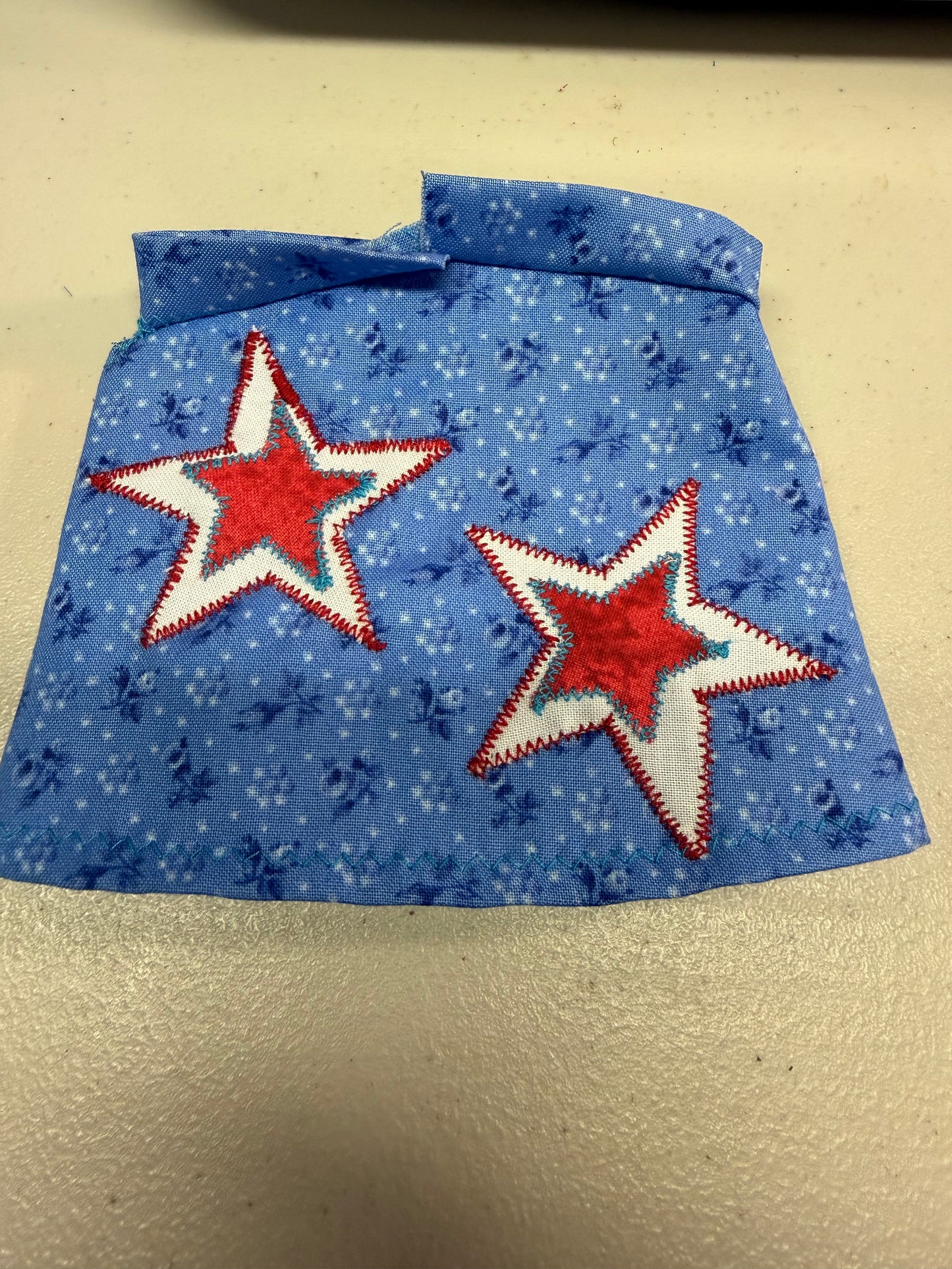 Blue 4th of July Stars