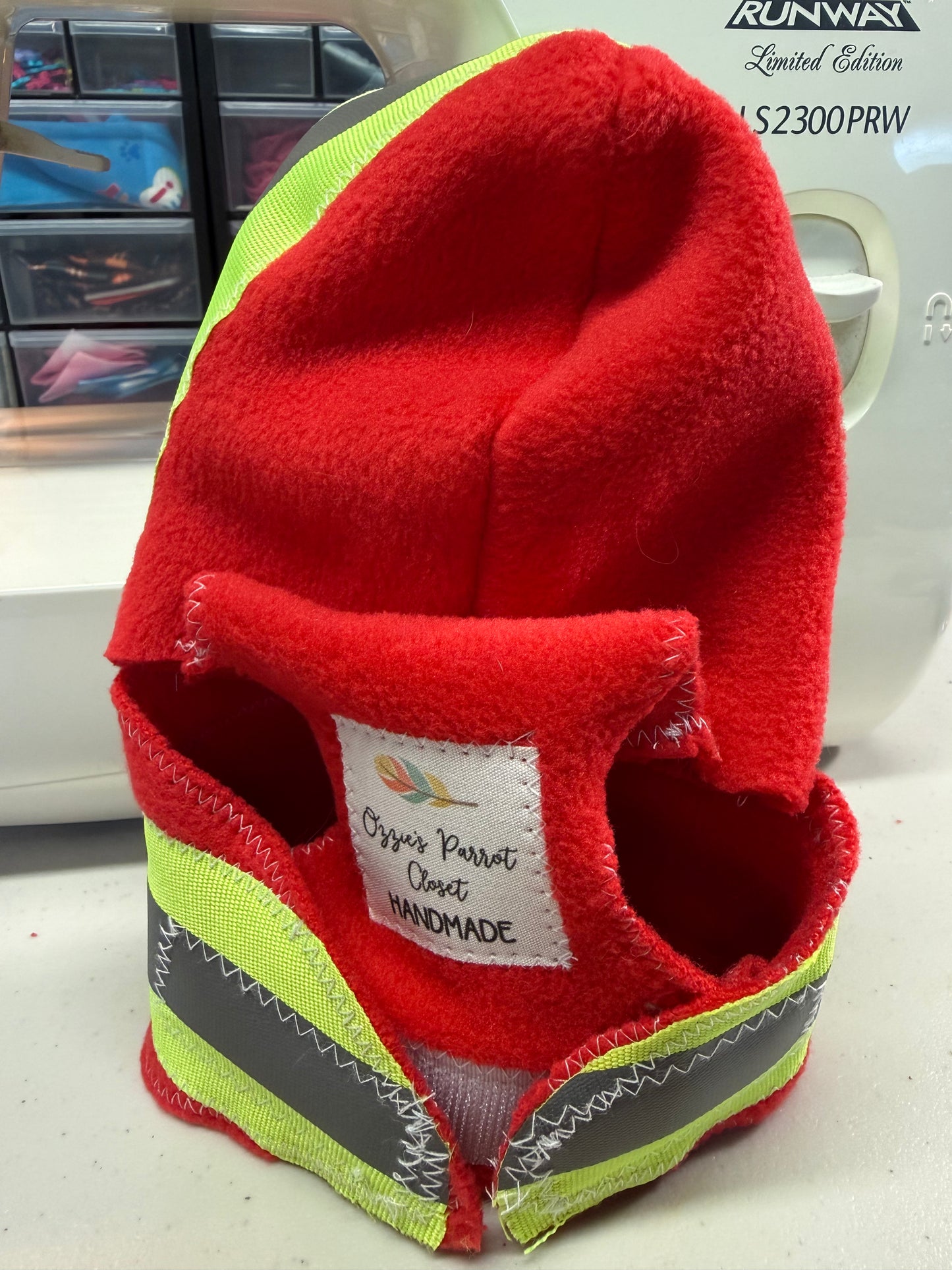 🚒 Firehouse Hero Parrot Costume
