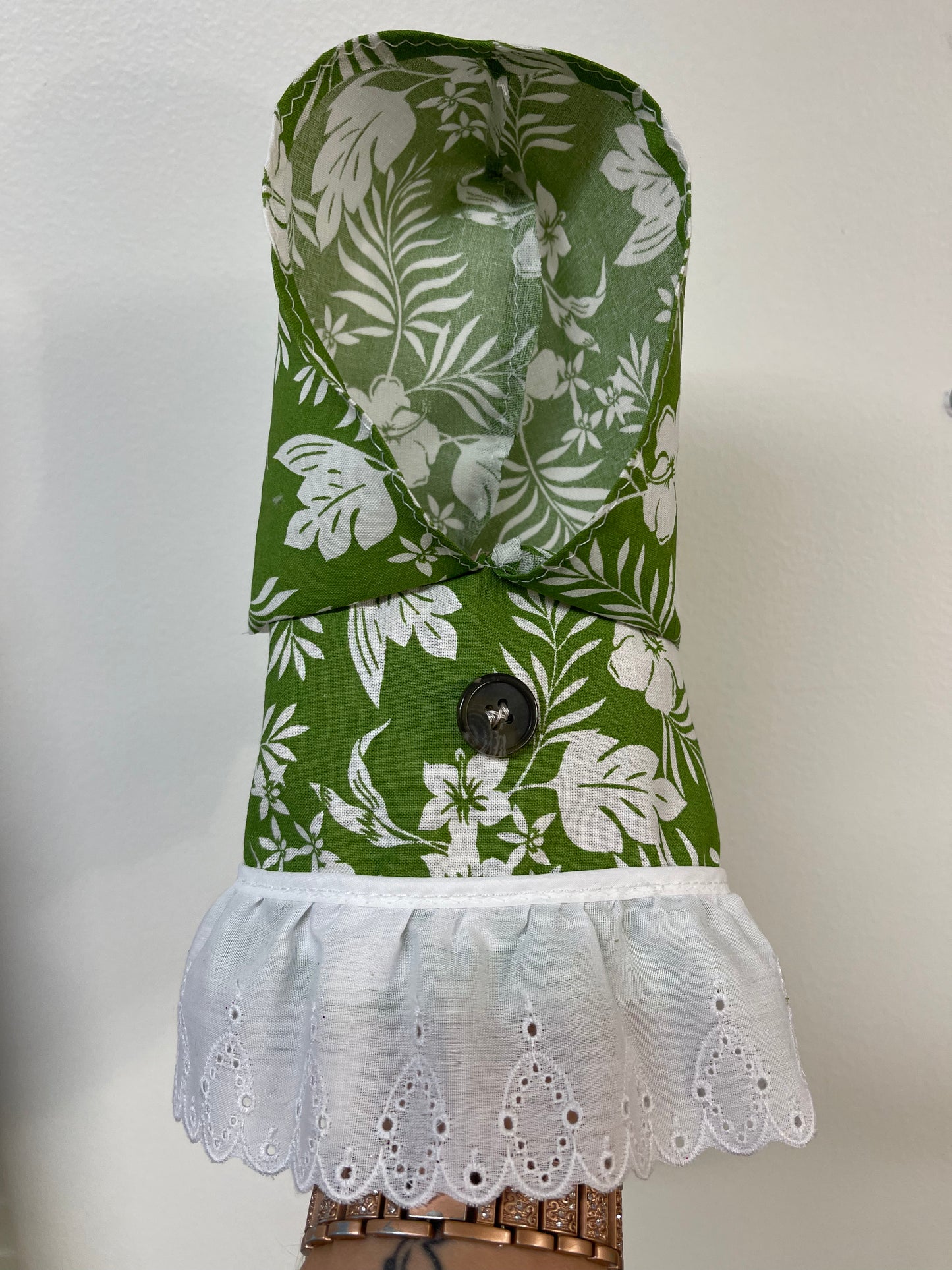 Green Hawaiian Hoodie with Skirt